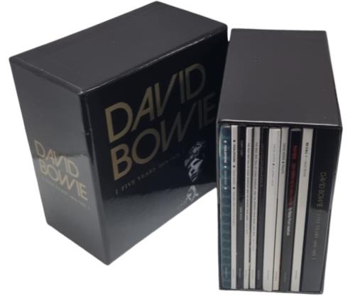David Bowie Five Years 1969-1973 - Complete + Book UK CD Album Box David Bowie Five Years 1969-1973 - Complete + Book UK CD Album Box